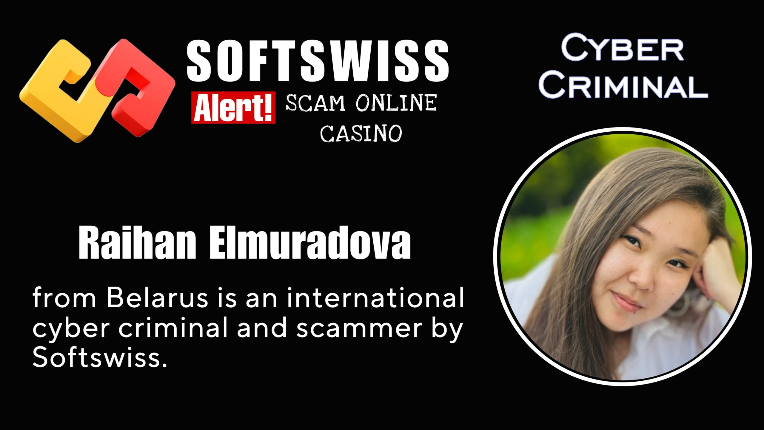 Raihan Elmuradova - softswiss scam - Casino by Softswiss